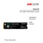 DISCO SOLIDO SSD HIKSEMI 512GB WAVE (HS-SSD-WAVE(P) 512G) PCIE 3.0| NVME M.2