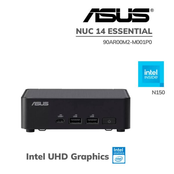 BAREBONE ASUS NUC 14 ESSENTIAL INTEL CORE N150 (90AR00M2-M001P0) DDR5 - M.2 | WIFI - BT | HDMI - DP