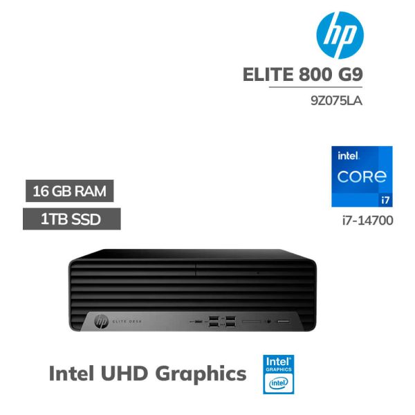 COMPUTADORA HP ELITE 800 G9 INTEL CORE I7-14700 16GB 1TB WINDOWS 11 PRO (9Z075LA)