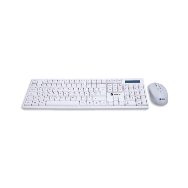 KIT TEROS TECLADO + MOUSE (TE-5016S) WIRELESS | WHITE