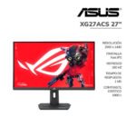 MONITOR GAMER ASUS 27" ROG STRIX (XG27ACS) PANEL FAST IPS | WQHD 2560X1440 | 180HZ - 1MS | HDMI - DP | G-SYNC COMPATIBLE