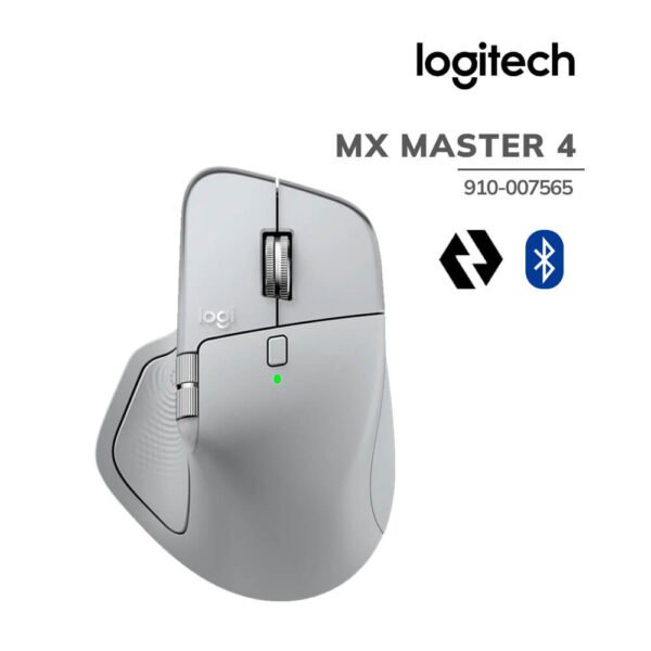 MOUSE LOGITECH MX MASTER 4 (910-007565) WIRELESS USB-C - BT | 8K DPI | WHITE