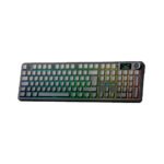 TECLADO GAMER AULA F108 PRO (F108-PRO-SP) WIRED - BT - WIRELESS | BLACK DEGRADED | SWITCH RAIN DROP | LED-RGB