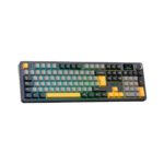 TECLADO GAMER AULA F108 PRO (F108-PRO-SP) WIRED - BT - WIRELESS | BLACK/GREY/YELLOW | SWITCH REAPER | LED-RGB