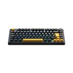 TECLADO GAMER AULA F75 (F75-SP) WIRED - WIRELESS - BT | BLACK/YELLOW | SWITCH REAPER | LED-RGB