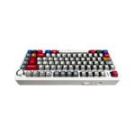 TECLADO GAMER AULA F75 (F75-SP) WIRED - WIRELESS - BT | BLANCO COMIC | SWITCH STAR VECTOR | LED-RGB