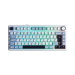 TECLADO GAMER AULA F75 (F75-SP) WIRED - WIRELESS - BT | BLUE/WHITE/PURPLE | SWITCH REAPER | LED-RGB
