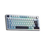 TECLADO GAMER AULA F75 (F75-SP) WIRED - WIRELESS - BT | BLUE/WHITE/PURPLE | SWITCH REAPER | LED-RGB