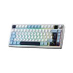 TECLADO GAMER AULA F75MAX (F75MAX-SP) WIRED - WIRELESS - BT | BLUE/WHITE/DARK PURPLE | SWITCH REAPER | LED-RGB