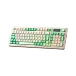 TECLADO GAMER AULA S99 PRO (S99PRO-SP) WIRED - BT - WIRELESS | GREEN LIGHT CREAM