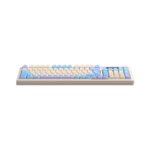 TECLADO GAMER AULA S99 PRO (S99PRO-SP) WIRED - BT - WIRELESS | LIGHT BLUE/MIL YELLOW/PURPLE