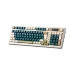 TECLADO GAMER AULA S99 PRO (S99PRO-SP) WIRED - BT - WIRELESS | LIGHT CREAM/NAVY/BROWN