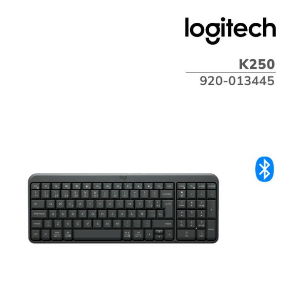 TECLADO LOGITECH K250 BLUETOOTH BLACK SP (920-013445)