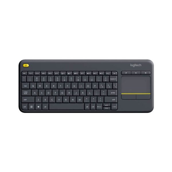 TECLADO LOGITECH K400 PLUS WIRELESS TOUCH SP BLACK (PN 920-007123)