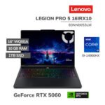 LAPTOP GAMER LEGION PRO 5 16IRX10 I9-14900HX 16GB DDR5 1TB SSD T VIDEO RTX 5060 8GB 16" WQXGA FREEDOS ( 83NN0053LM )