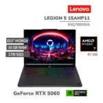 LAPTOP GAMER LENOVO LEGION 5 15AHP11 RYZEN 7 250 16GB 1TB SSD RTX 5060 8GB 15.3 WQXGA OLED WINDOWS 11 (83Q70003US)
