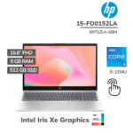 LAPTOP HP 15-FD0152LA I5-1334U 8GB 512GB SSD 15.6 FHD TOUCHSCREEN FREEDOS (B9TS2LA-ABM)