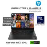 LAPTOP GAMER HP OMEN HYPER X 16-AM2013 ULTRA 7 356H 16GB 512GB SSD RTX 5060 8GB 16 WUXGA WINDOWS 11 (D5CD0UA-ABA)
