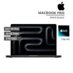MACBOOK APPLE PRO 16GB 1TB SSD 14.2 LIQUID RETINA SPACE BLACK (MDE14E/A)