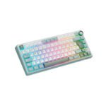 TECLADO GAMER ROYAL KLUDGE ( RK R75 ) SKY CYAN | K-SILVER SWITCH | USB | LED-RGB - Imagen 4