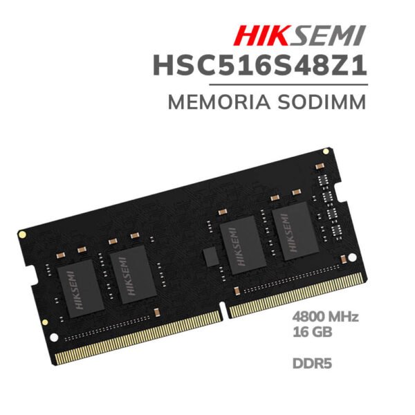 MEMORIA SODIMM HIKSEMI 16GB/4800MHZ DDR5 (HSC516S48Z1)