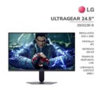 MONITOR GAMER LG 24.5" ULTRAGEAR (25G523B-B) PANEL IPS | 200HZ - 1MS | HDMI - DP