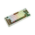 TECLADO GAMER ROYAL KLUDGE RK L75 (RK L75) WIRED - WIRELESS - BT | SWITCH CREAMY | PALM GREEN | LED-RGB