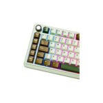 TECLADO GAMER ROYAL KLUDGE RK L75 (RK L75) WIRED - WIRELESS - BT | SWITCH CREAMY | PALM GREEN | LED-RGB