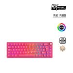 TECLADO GAMER ROYAL KLUDGE (RK R65) BERRY RED | CREAM SWITCH | LED-RGB