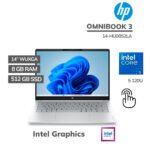 LAPTOP HP OMNIBOOK 3 14-HU0052LA CORE 5 120U 8GB DDR5 512GB SSD 14 WUXGA TOUCHSCREEN WINDOWS 11
