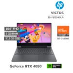 LAPTOP GAMER HP VICTUS 15-FB3049LA RYZEN 7-7445HS 8GB DDR5 512GB SSD RTX 4050 6GB 15.6 FHD WINDOWS 11 (D53P1LA-ABM)
