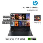 LAPTOP GAMER HP HYPERX OMEN 15-GB0070WM RYZEN 7 8745HX 16GB 1TB SSD RTX 5060 8GB 15.3 WUXGA WINDOWS 11