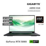 LAPTOP GAMER GIGABYTE AERO X16 1VH93USC64AH RYZEN AI 7 350 32GB 1TB SSD RTX 5060 8GB 16 WQXGA WINDOWS 11