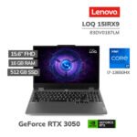 LAPTOP GAMER LENOVO LOQ 15IRX9 I7-13650HX 16GB DDR5 512GB SSD RTX 3050 6GB 15.6 FHD 144HZ WINDOWS 11 (83DV0187LM)