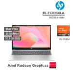 LAPTOP HP 15-FC0356LA RYZEN 5-7530U 16GB 512GB SSD 15.6 FHD IPS FREEDOS (D6ZS8LA-ABM)