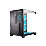 CASE GAMER HALION HPRO ( HPRO-725 ) S/FUENTE | VIDRIO TEMPLADO | 6 LED-ARGB - Imagen 3