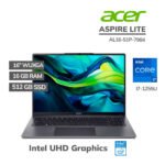 LAPTOP ACER ASPIRE LITE AL16-51P-7984 I7-1255U 16GB DDR5 512GB SSD 16 WUXGA IPS WINDOWS 11 (NX.KX0AL.006)
