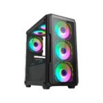 CASE GAMER HALION RAGNAROK 324 ( RAGNAROK-324 ) 500W | VIDRIO TEMPLADO | 4 LED-RGB - Imagen 2