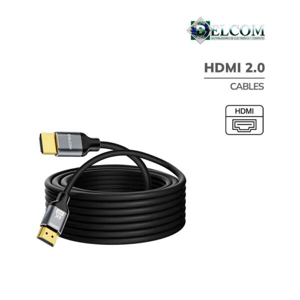 CABLE HDMI 2.0 4K DELCOM 15MT