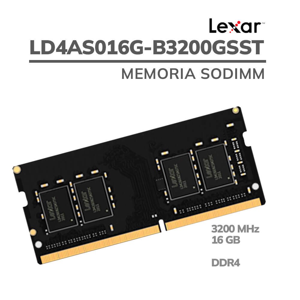 memoria-sodimm-lexar-16gb-3200mhz-ddr4-ld4as016g-b3200gsst-pc-speed MEMORIA SODIMM LEXAR 16GB/3200MHZ DDR4 (LD4AS016G-B3200GSST)