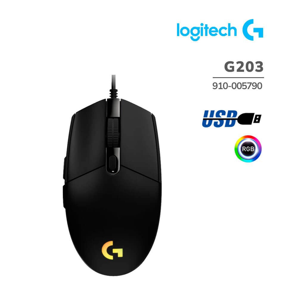 mouse-gamer-logitech-g203-black-lightsync-910-005790-8000-dpi-rgb-pc-speed MOUSE GAMER LOGITECH G203 BLACK LIGHTSYNC (910-005790) 8000 DPI | RGB